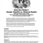 Does Sex Matter? flyer